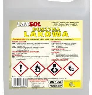 benzyna lakowa laksol — zdjęcie produktu
